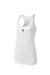Bold DriWick™ Tank -Vertical SPIRITDIRVEN Back White (Blk Logo)