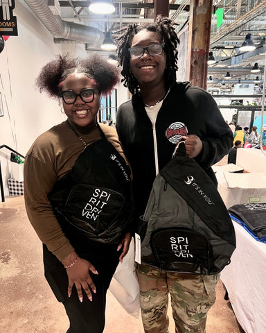 SPIRITDRIVEN™ It's In You™  Cross Shoulder Pack Blk