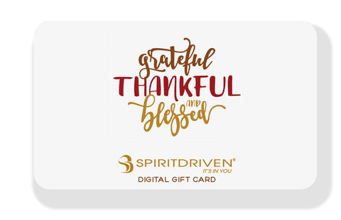 SPIRITDRIVEN® Gift Card Grateful Blessed