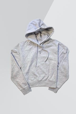 SPIRITDRIVEN® Crop Hoodie, Gray