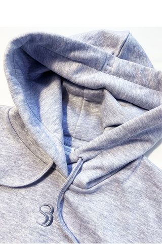 SPIRITDRIVEN® Crop Hoodie, Gray