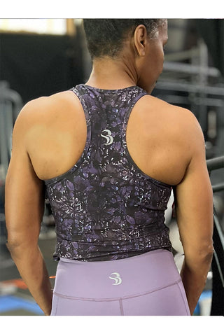Purple Orchid Crop RacerBack
