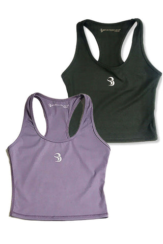 SPIRITDRIVEN® GRACE Crop RacerBack Top