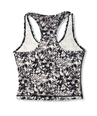 White Orchid Crop Racerback