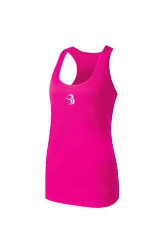 DriWick™ Tank  - Vertical SPIRITDRIVEN Back - Fuchsia